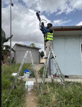 Installation de Caméra IP Extérieure